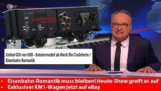 Heute-Show Greift Eisenbahn Romantik Auf Und Der Km1-Wagen Startet Auf Ebay