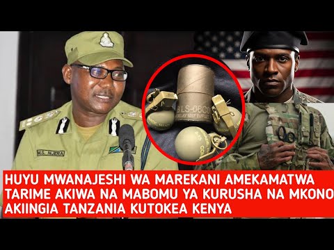THIS US SOLDIER HAS BEEN ARRESTED ENTERING TANZANIA WITH BOMBS