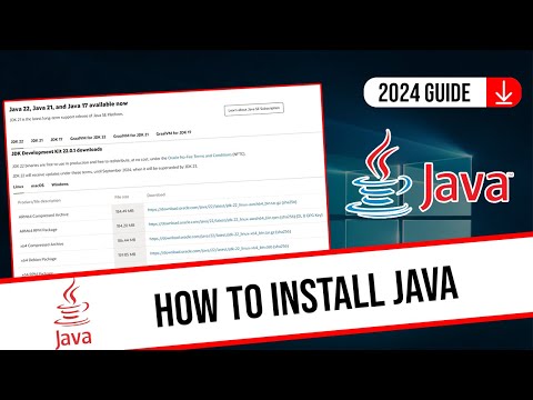 How to install Java on Windows (2024) JDK Installation