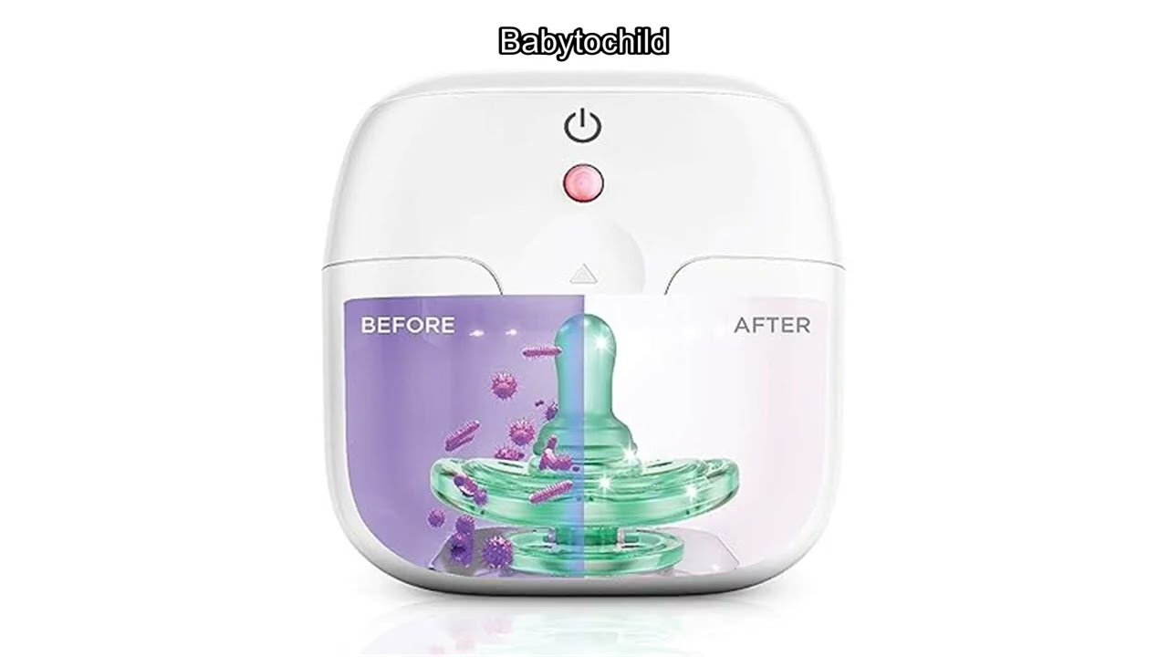 Обзор портативного УФ-С очистителя Munchkin: легко защитите детские вещи от микробов.