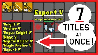 Rucoy Online | Expert V Title: All 500 Stats At The Same Time! screenshot 1