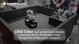 LIMO Cobot Usecase | Random Point Recognition & Placement Transport by Elephant Robotics 245 views 9 days ago 1 minute, 11 seconds