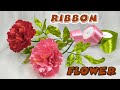 Qq. Handmade - How To Make Peony Flower From Ribbon || Hướng Dẫn Làm Hoa Mẫu Đơn Bằng Ruy Băng