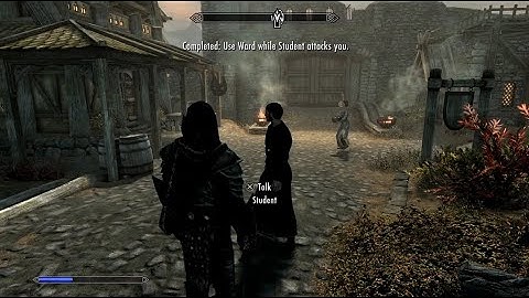 Skyrim Unique Random Encounter with Student
