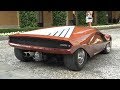 1970 lancia stratos hf zero concept  start up sound driving overview  more