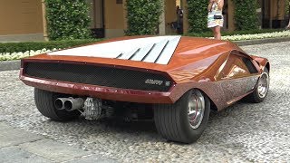 1970 Lancia Stratos HF Zero Concept  Start Up Sound, Driving, Overview & More!