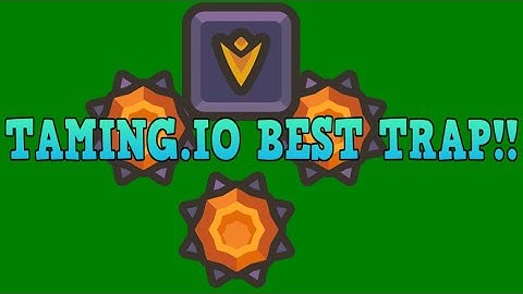 Taming.io- Best Trap (spikes/boostpad).