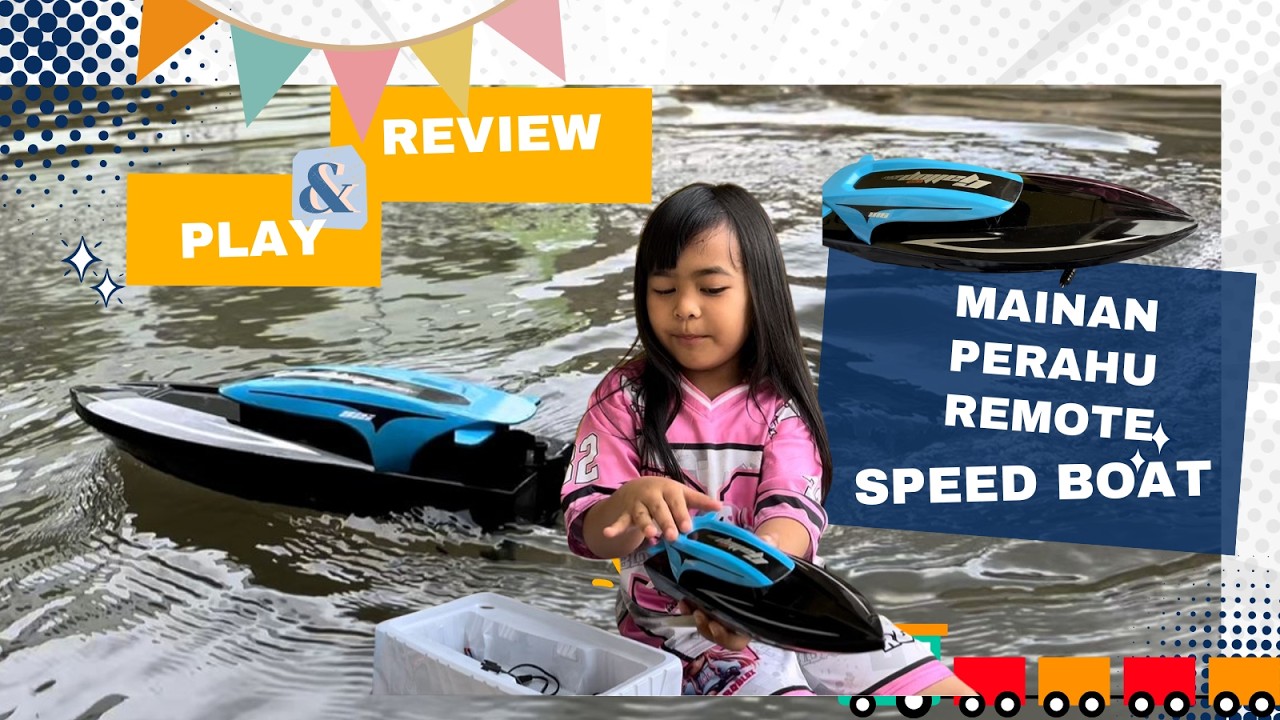 MAINAN PERAHU REMOTE - SPEED BOAT RC KEREN BANGET