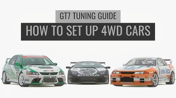 Gran Turismo 7 - Tuning For Beginners - Setting Up 4WD Cars