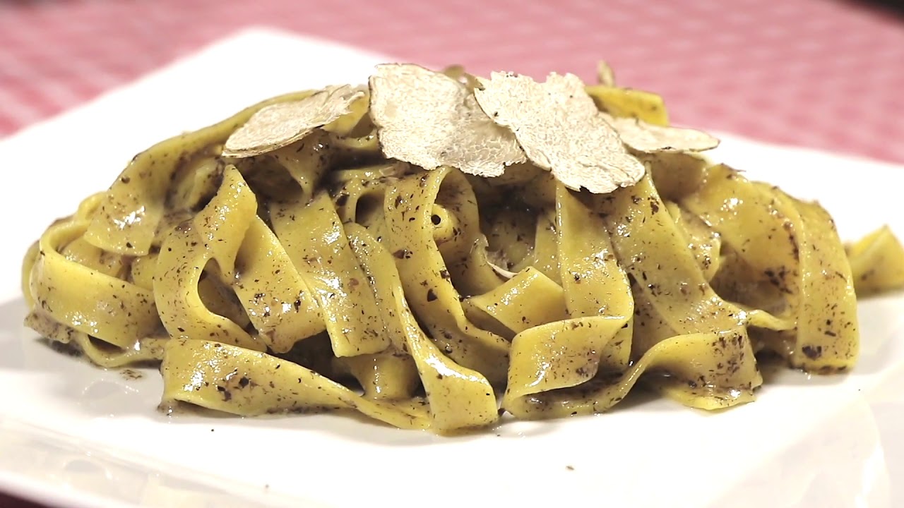Tagliatelle Al Tartufo Bianco Youtube