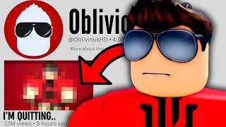 How Roblox Youtuber Oblivioushd Abandoned His Audience Overnight