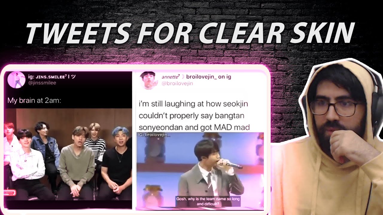 Watch It's here again!! - BTS Meme tweets for clear skin✨ | Reaction on YouTube Watch It's here again!! - BTS Meme tweets for clear skin✨ | Reaction on YouTube