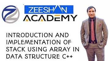 Lecture 4 Introduction and Implementation of Stack using Array in Urdu/Hindi || Data Structure C++
