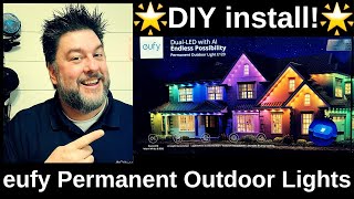 💡 Eufy Permanent Outdoor lights E120. DIY installation of outdoor lights [562] 💡
