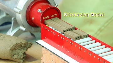 DIY-How to make mini Bricks, Mini Construction, Mini bricks machine