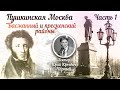 Пушкинская Москва. Часть 1. Басманный и Пресненский районы.