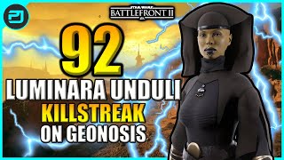 Star Wars Battlefront 2 - 92 Luminara Unduli KILLSTREAK On Geonosis