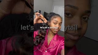 Lets Do A Ponytail