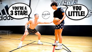 I CALLED HIM OUT! 1v1 Basketball Against Top Ranked High School Player Jared McCain!