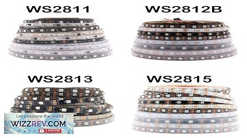 WS2812B WS2811 WS2813 WS2815 5050 RGBIC Smart LED Strip WS2812 Individually Addressable
