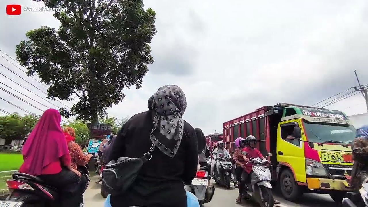 Padat merayap pendukung Dede April DA7 || Jalanan full 