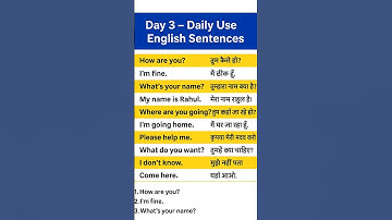 daily use common words with translation 👍👍 learn English speaking skills 🙋🙋#ytshorts #english