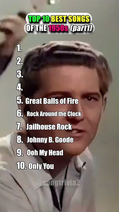Top 10 best songs of the 1950s | part 1 #throwback #1950s #50s #top10 #songoftheday #songs #music