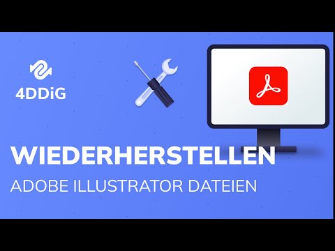 Video: Wie repariere ich eine beschädigte Illustrator-Datei?