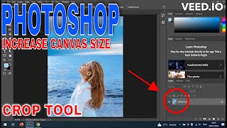 ✅ How To Increase Canvas Size Using Crop Tool With Photoshop 🔴 Wealth