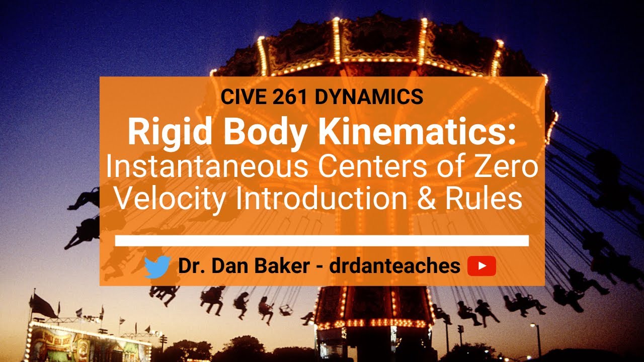 Dynamics Rigid Body Motion Instantaneous Centers of Zero Velocity
