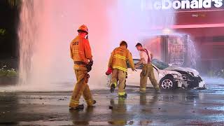 LAFD tackle a Sheered Hydrant in South LA |  8/27/21