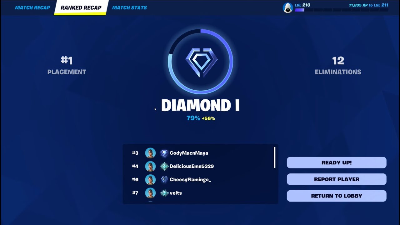 Fortnite Throwback - 12 Kill Crown Win in Ranked Solos (Ch. 6/S. 1)