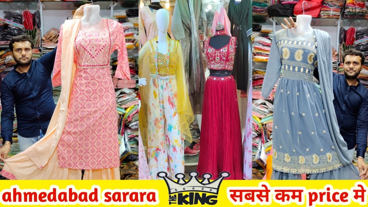 Designer Kurti Market In Ahmedabad | Gown Market In Ahmedabad | Designer  Crop Top - YouTube | Crop top designs, Kurti designs, Crop tops