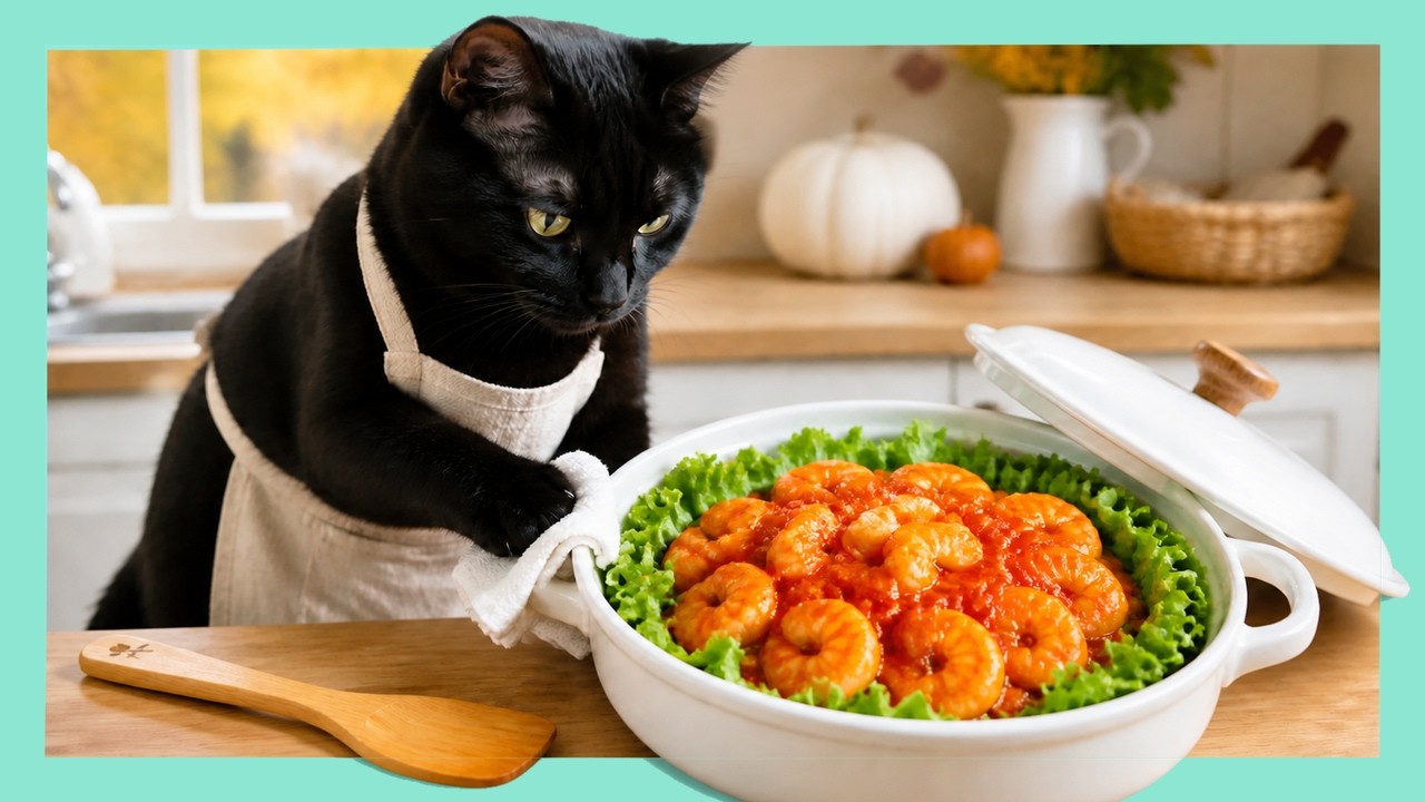 Jiji the Black Cat Works Part-Time at an Oden Shop | Making Chili