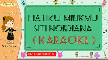 Hatiku Milikmu - Siti Nordiana (Karaoke)🎙️💕