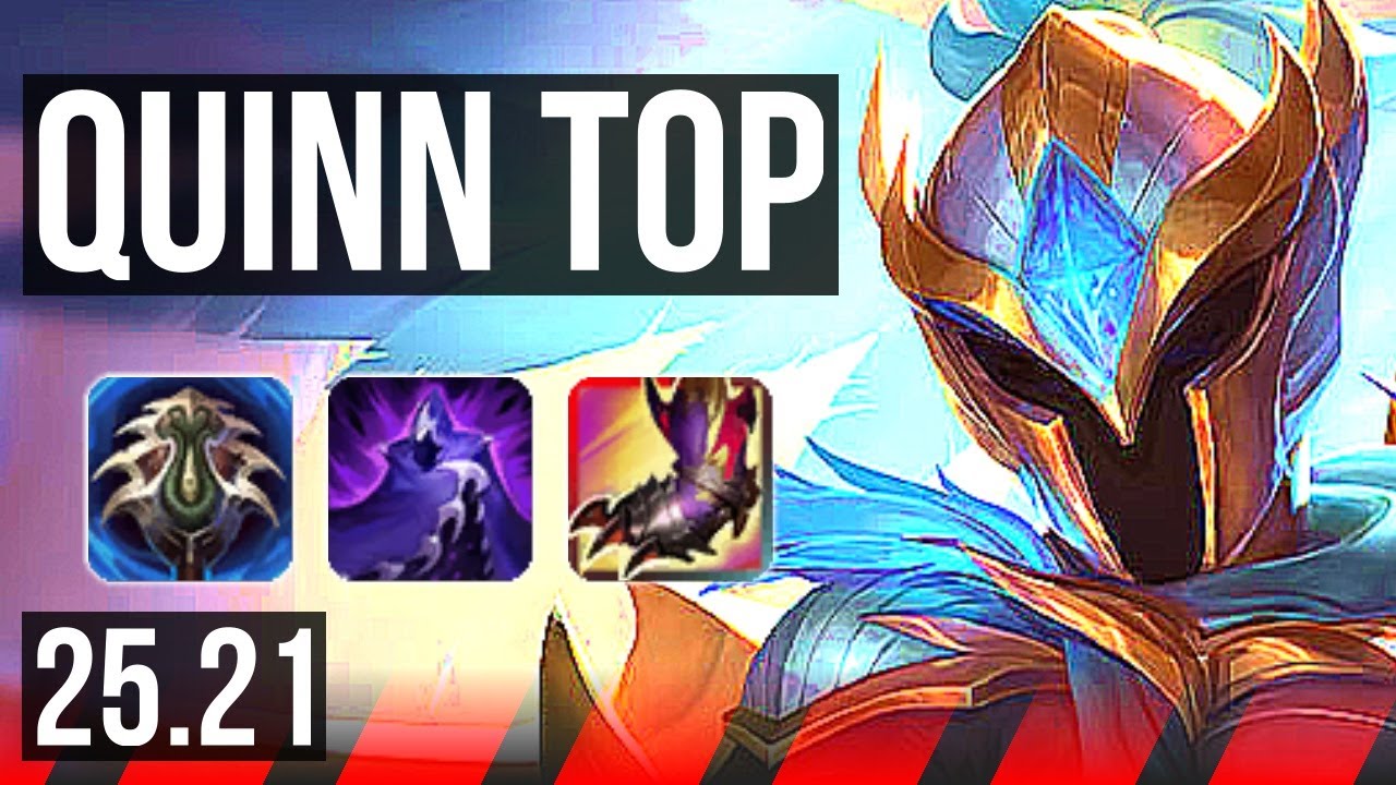 QUINN vs SETT (TOP) | 9 solo kills, Godlike | EUW Diamond | 25.21