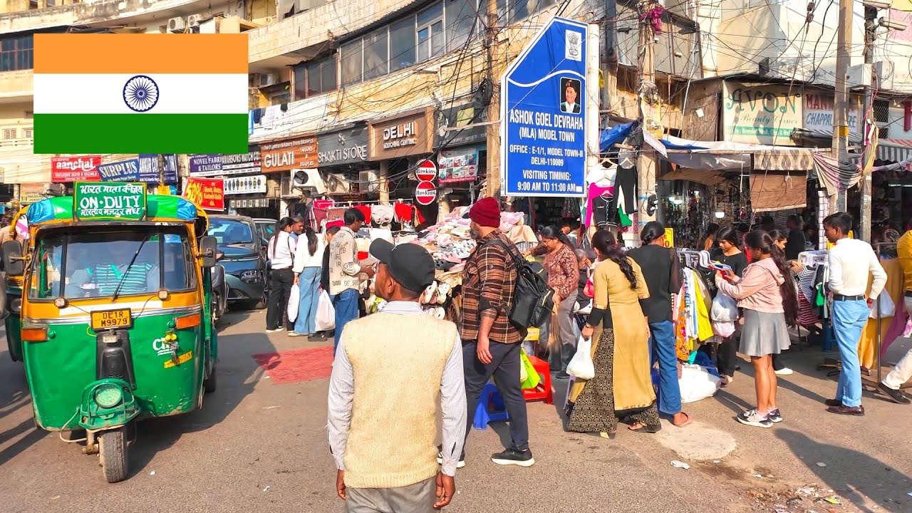 Walking in New Delhi 2026 🇮🇳 | Kamla Nagar Market Street Life (4K Walking Tour)