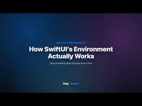 How SwiftUI's Environment Actually Works