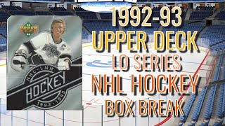 1992-93 Upper Deck NHL Hockey Cards - Box Break - Lots of Gretzky Cards!