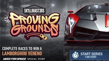 NFS No Limits | Lamborghini Veneno Day 1 : Proving Grounds Special Event