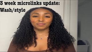 3 Week Microlinks Update: Wash/Style