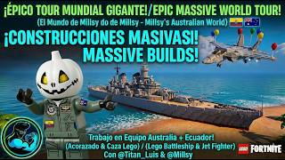 🌍 EPIC WORLD TOUR! (Ecuador, Colombia &amp; Australia Squad) | LEGO Fortnite 🇪🇨/🇨🇴/🇦🇺