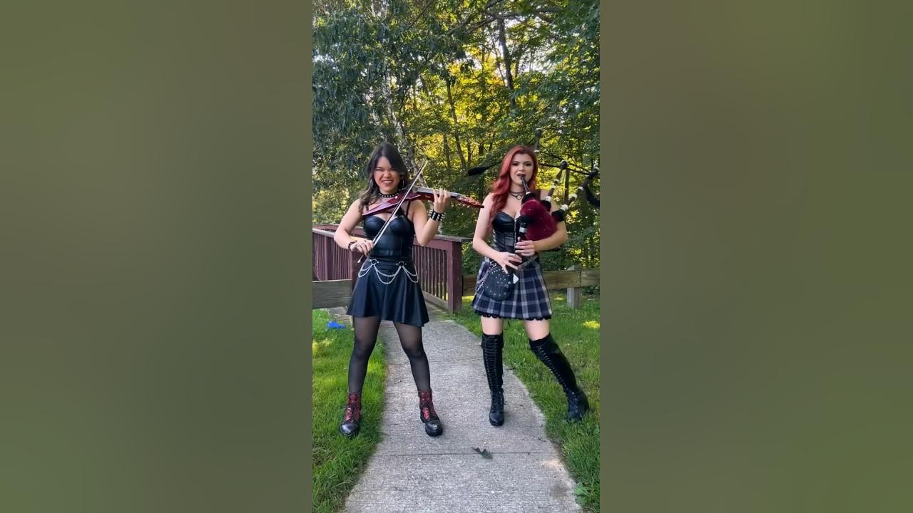 Thought the Fire and Flames #bagpipes #electricviolin #throughthefireandflames Thought the Fire and Flames #bagpipes #electricviolin #throughthefireandflames