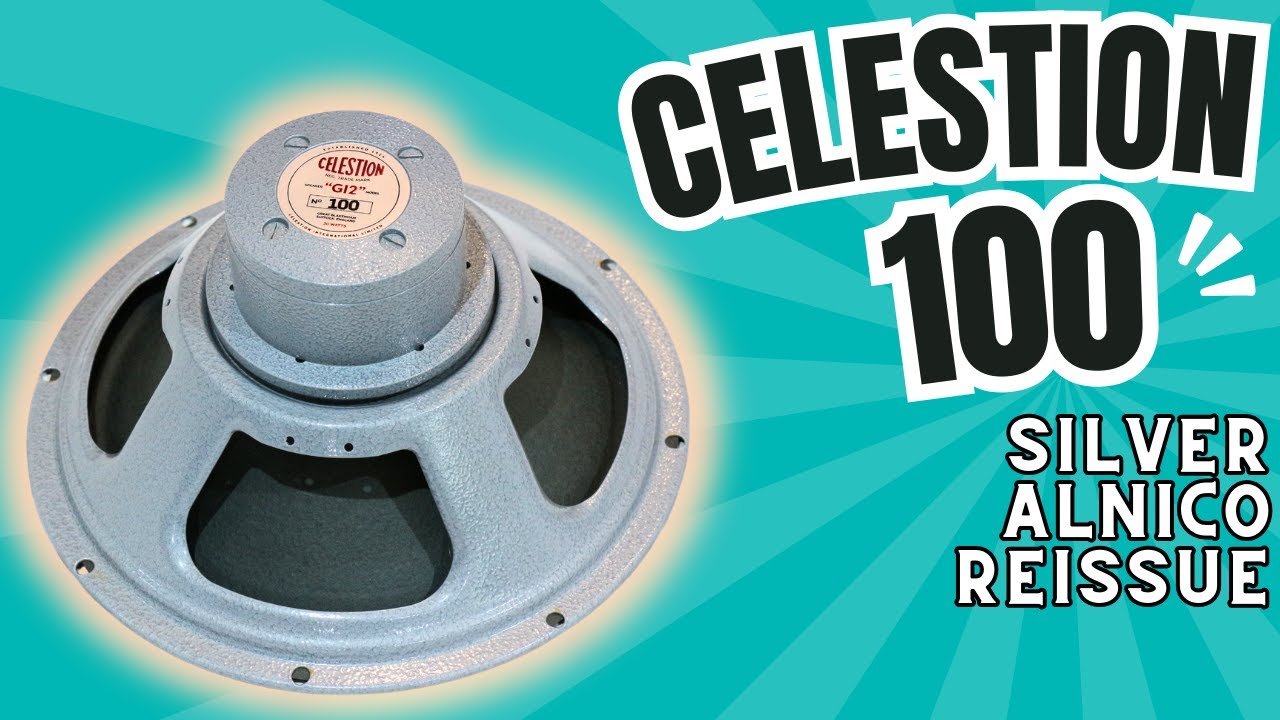Celestion 100 AlNiCo...The OG Silver Is Back!