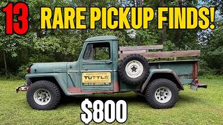 13 Rare Pickup Finds - Amazing Classic Trucks at Great Prices