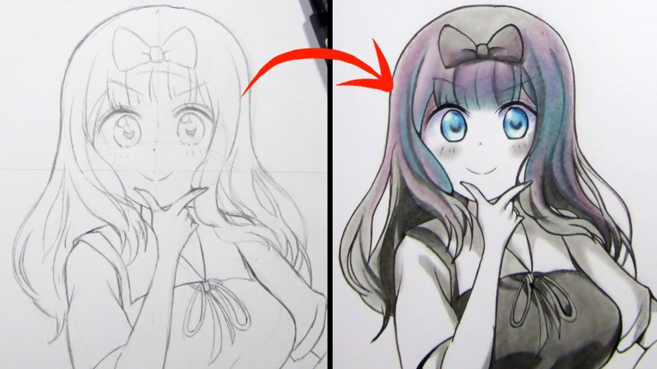 KAGUYA-SAMA LOVE IS WAR : Drawing Fujiwara Chika | Como DIBUJAR a ...