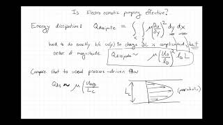 Electroosmotic Pumping 2: Effectiveness