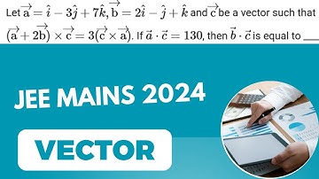 Let vector a = ^i − 3 ^j + 7 ^k , vector b = 2 ^i − ^j + ^k and  vector c  be a vector such that ...