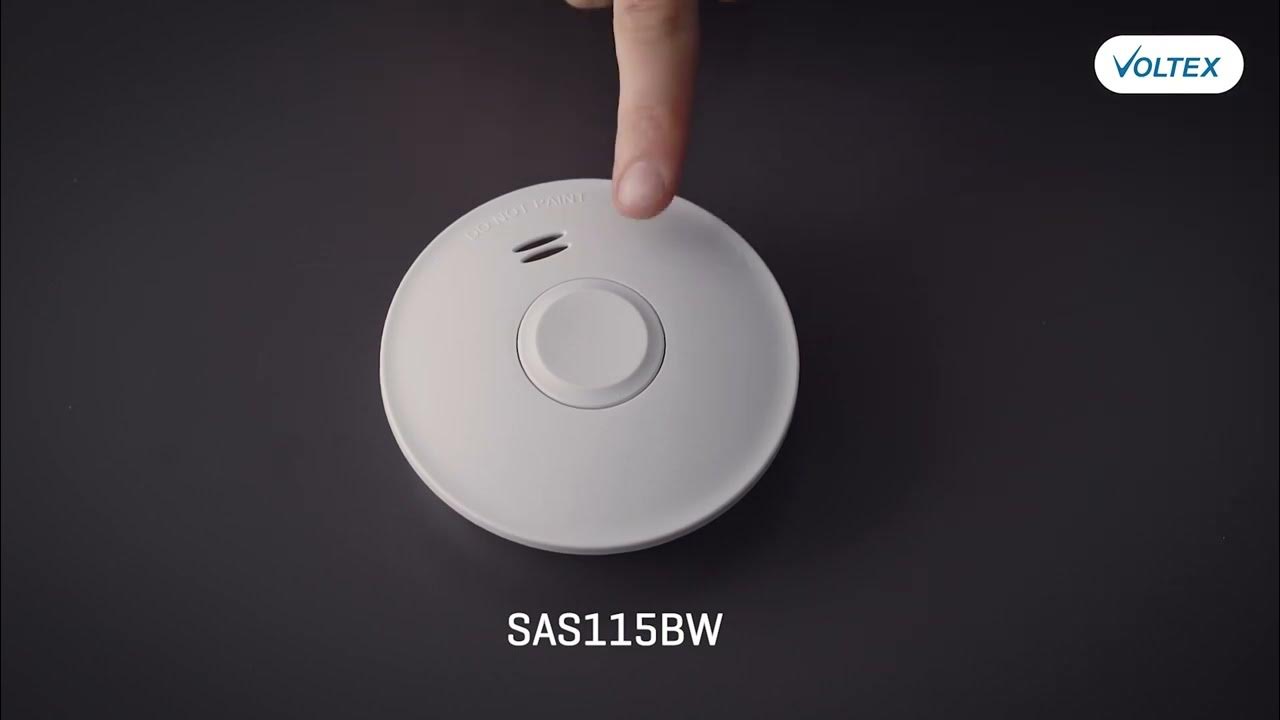 Factory Reset of Voltex Battery Smoke Alarm (SAS115BW) YouTube