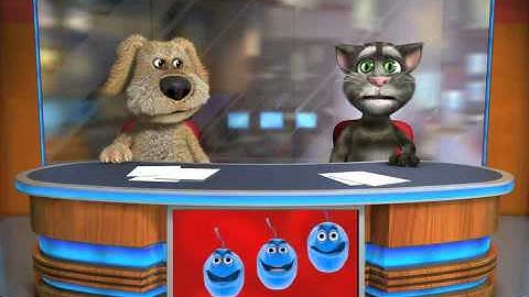 Talking Tom & Ben News with the Lazy song